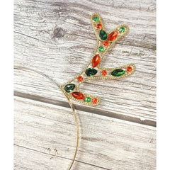 Christmas Reindeer Gemstone Headband