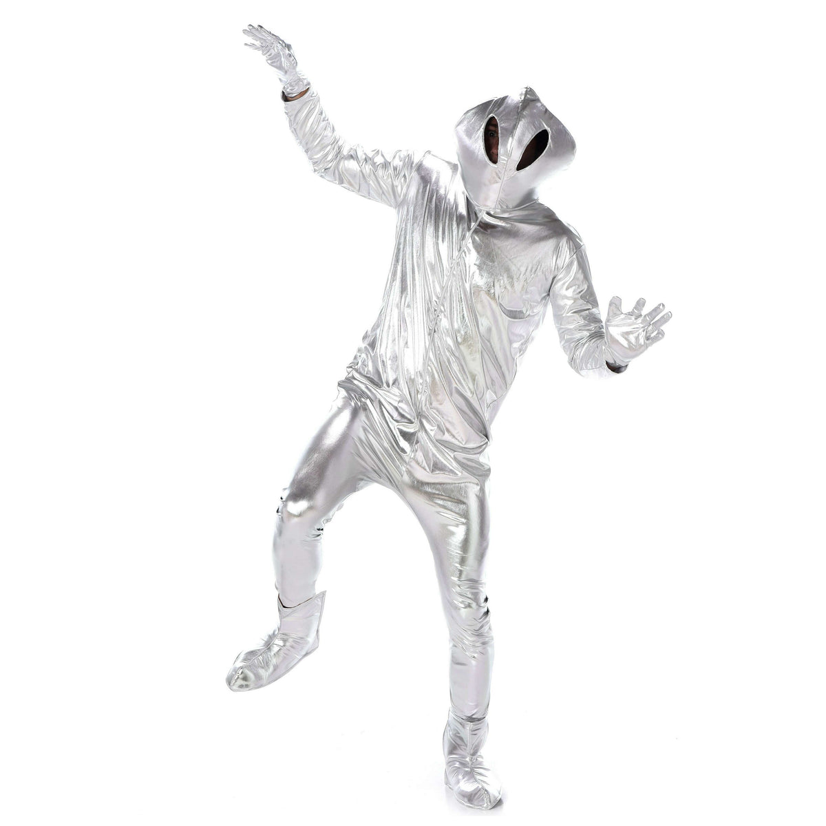 Chrome Outer Space Alien Deluxe Adult Costume