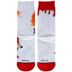 Chucky's Revenge Crew Length Mix Match Knit Socks