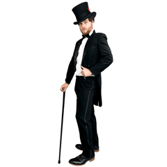 Classy Victorian Dickens Tailcoat Adult Costume