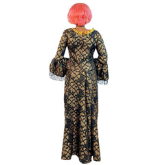 Colonial Black & Gold Luxurious Women's Costume