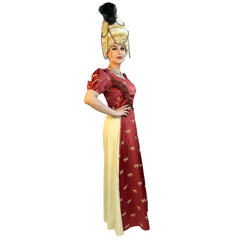 Colonial Fancy Red Lady Alma Adult Costume