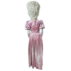 Colonial Light Pink and Champagne Velvet Women's Costume