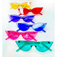 Colorful Injection Cat Eye Sunglasses