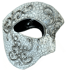 Cracked Phantom Venetian Mask