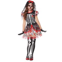 Day Of The Dead Girl's Costume