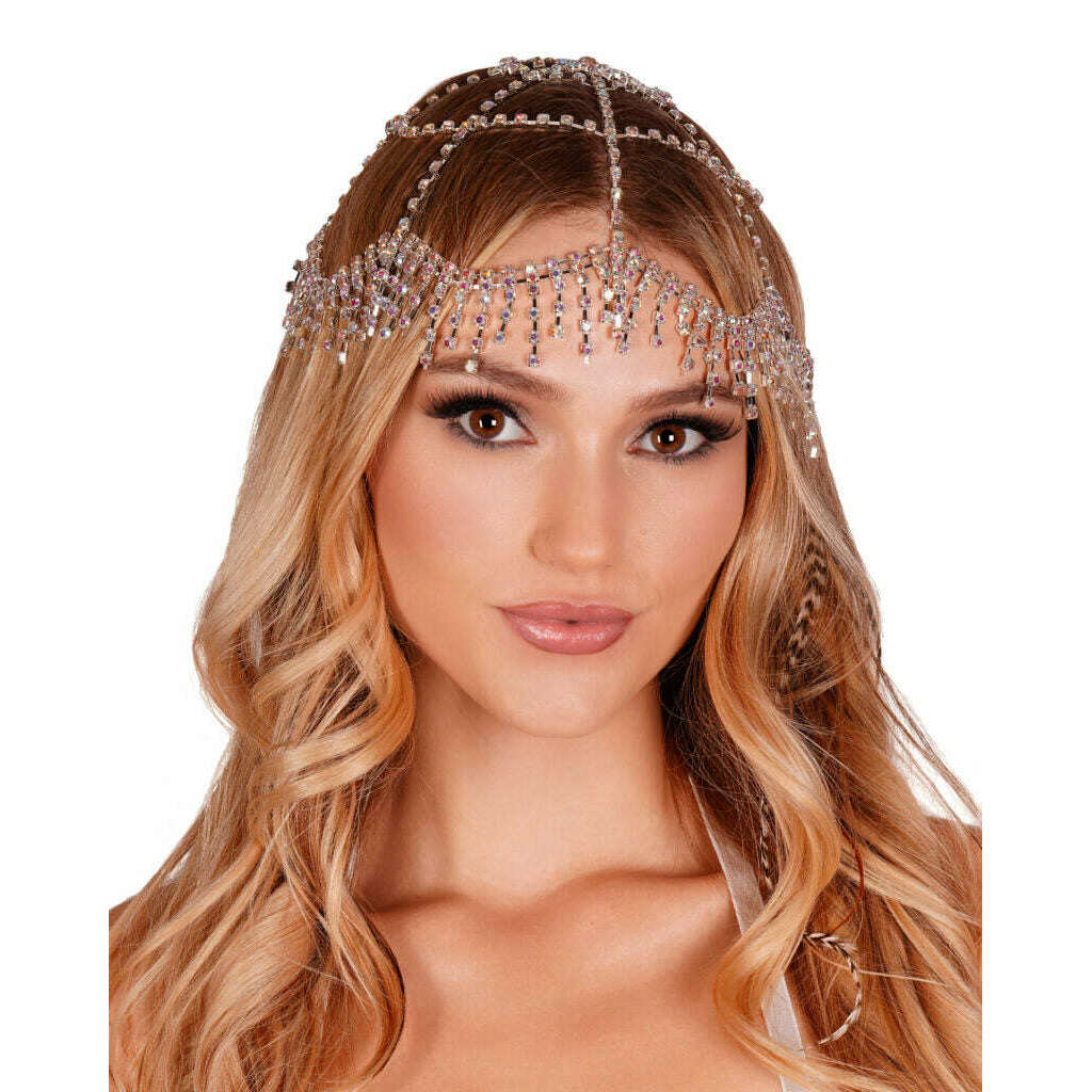 Delicate Chandelier Rhinestone Gem Headpiece