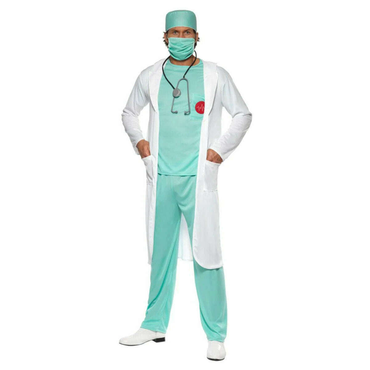 Deluxe Doctor Scrubs Adult Costume