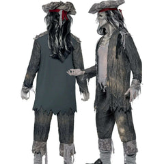 Deluxe Ghost Ship Pirate Ghoul Men's Costume