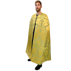 Deluxe Green and Gold Adult Cape