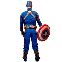 Deluxe Inspired Captain America Professional Cosplay Adult Costume