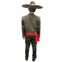 Deluxe Mariachi Black & Red Adult Costume