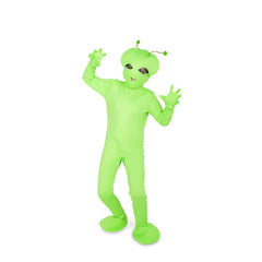 Deluxe Outer Space Alien Invader Kids Costume