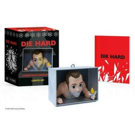 Die Hard Light Up Christmas Ornament Collectible w/ Mini Booklet