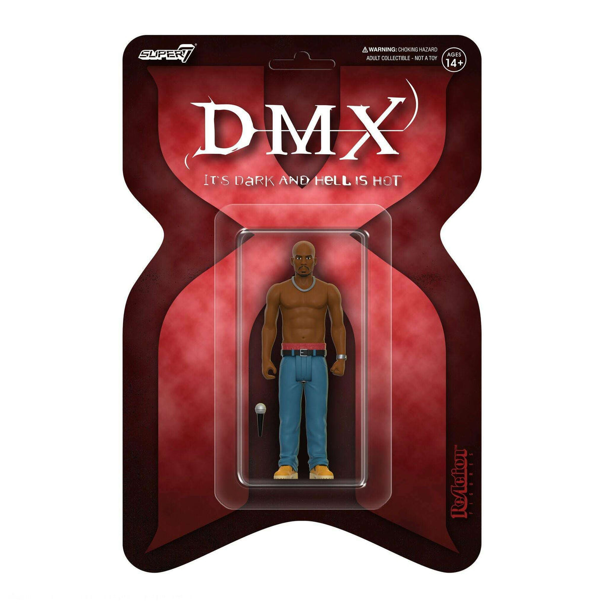 DMX "It's Dark and Hell Is Hot" ReAction Collectible Action Figure & Microphone