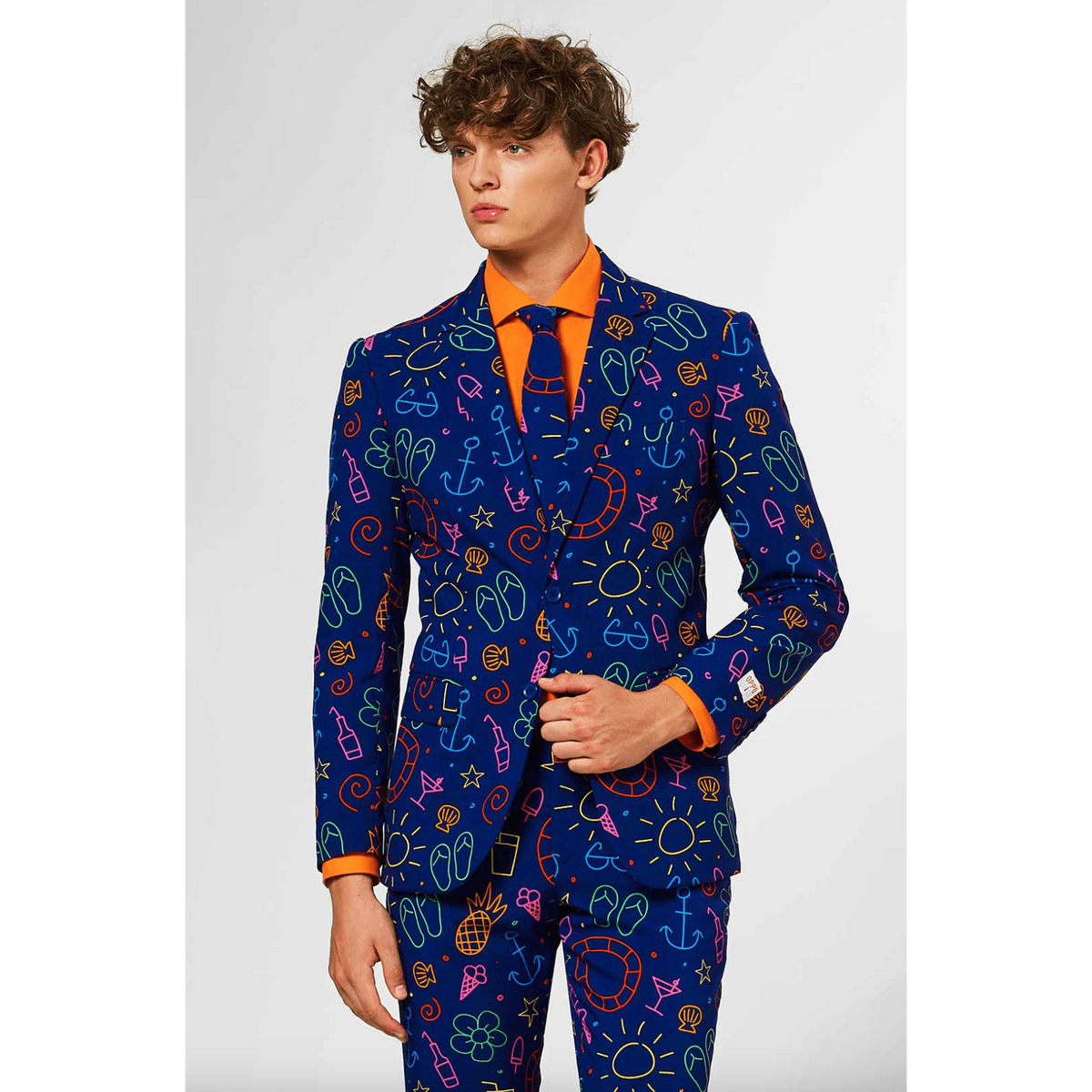 OppoSuits Doodle Dude Three Piece Suit