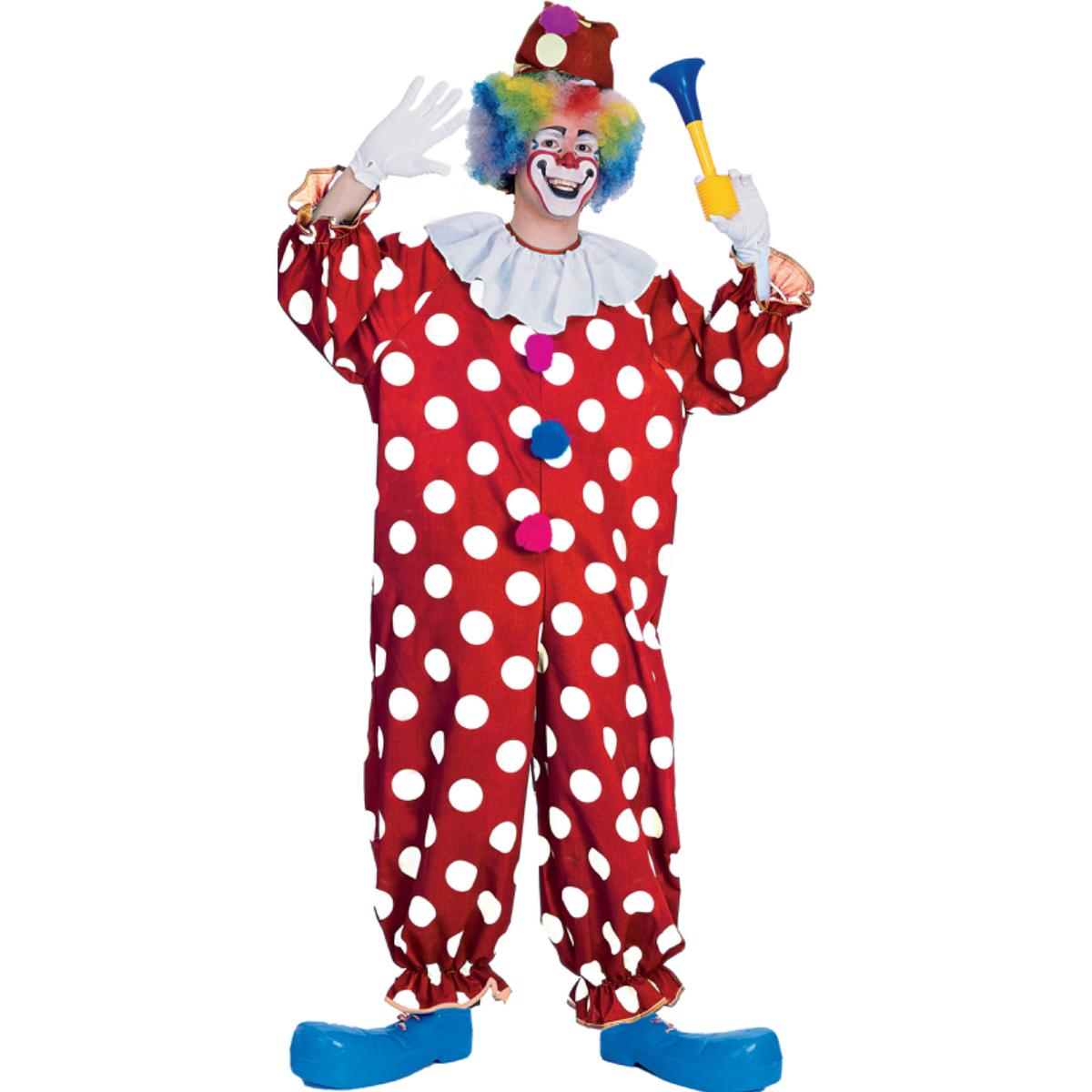 Dotted Clown Adult Costume