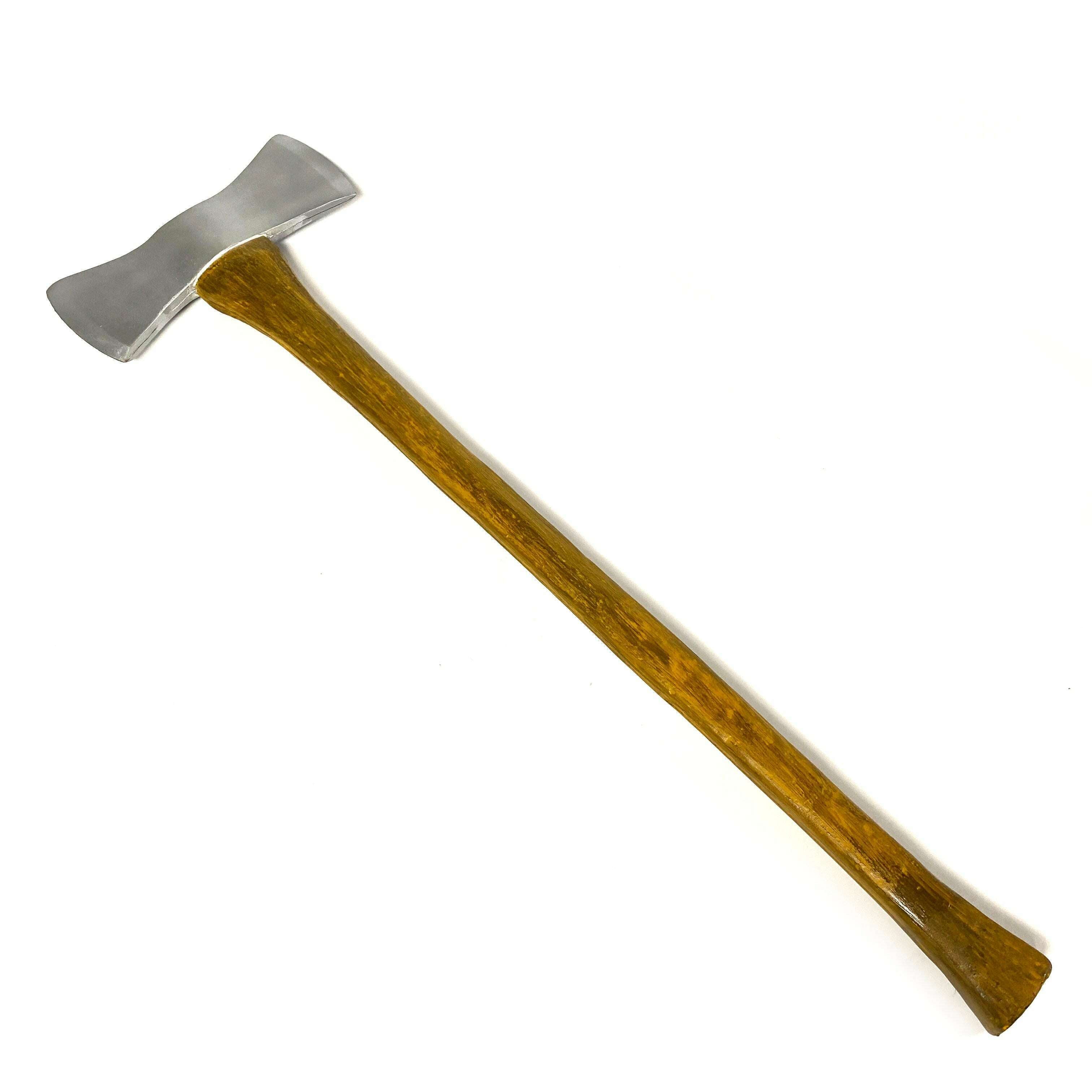 Double Bit Urethane Foam Rubber Felling Axe Stunt Prop