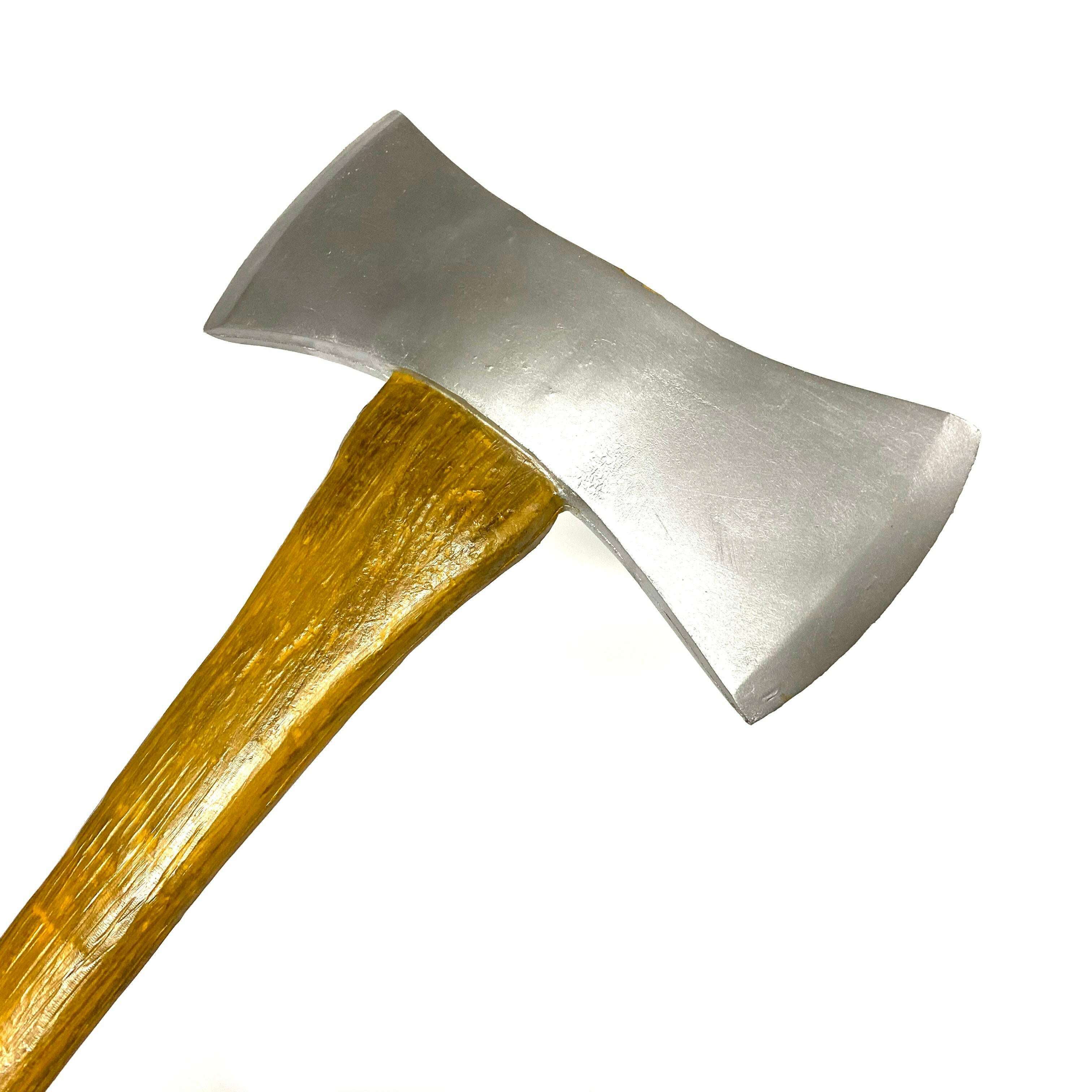 Double Bit Urethane Foam Rubber Felling Axe Stunt Prop