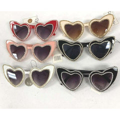 Double Heart Shaped Sunglasses