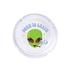 Down to Earth Alien Glass Ashtray