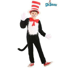 Dr Seuss Cat in the Hat Deluxe Child Costume