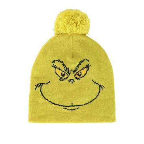 Dr Seuss The Grinch Green Knit Hat