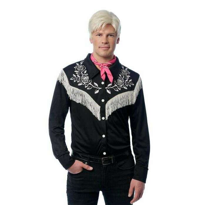 Dream Boy Western Shirt Men's Costume w/ Bandana