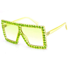 Elton Duo Tone Rhinestone Sunglasses