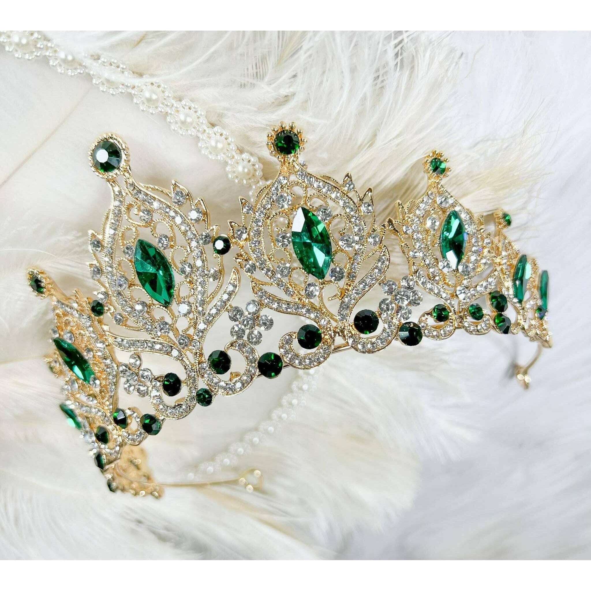 Emerald Jewel Queen Crown