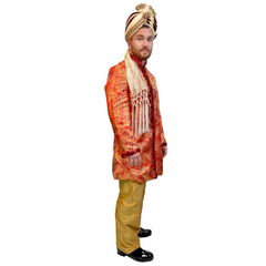 Enchanting Red Sequined Sultan Adult Costume