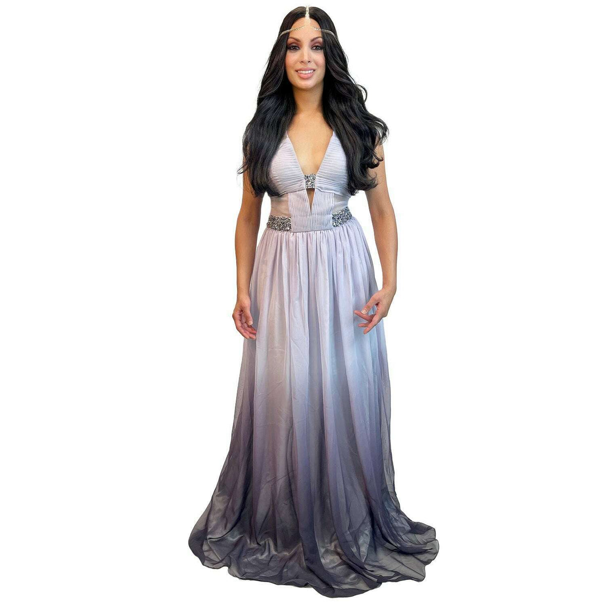 Exclusive Greek Purple Women's Dress Adult Costume