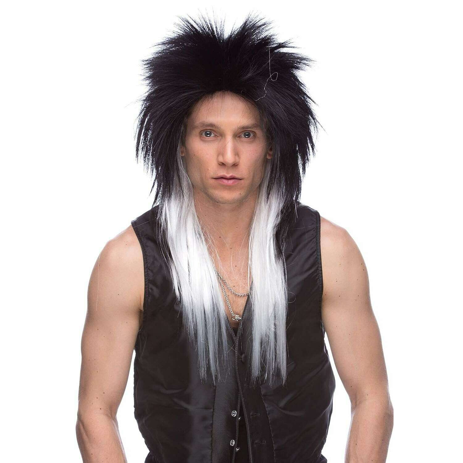 Extra Long Cyndi Rocker Choppy Mullet Wig