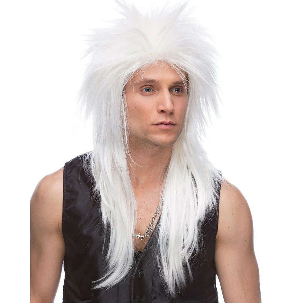 Extra Long Cyndi Rocker Choppy Mullet Wig