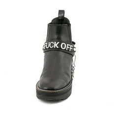 "F Off" Chain Boot Strap