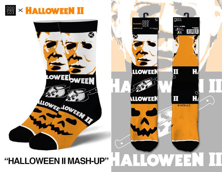 Halloween Mashup Men's Crew Socks