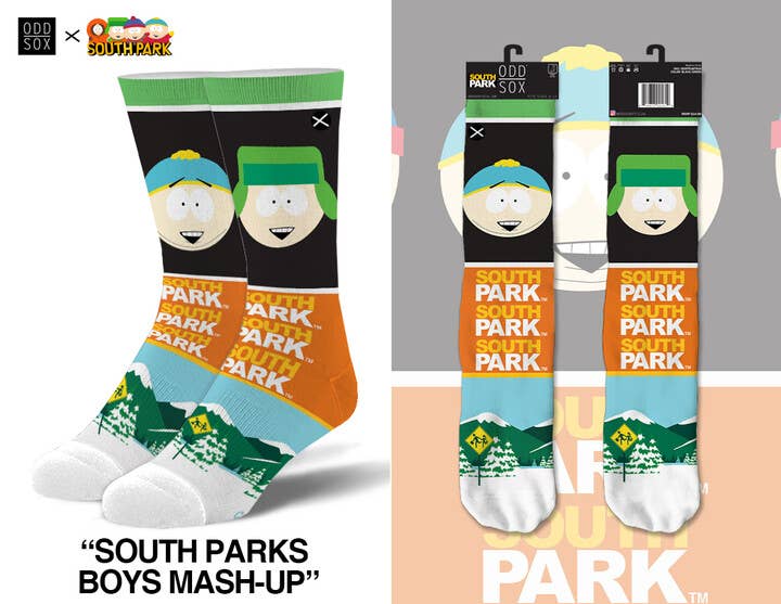 South Park Mashup Men's Crew Socks