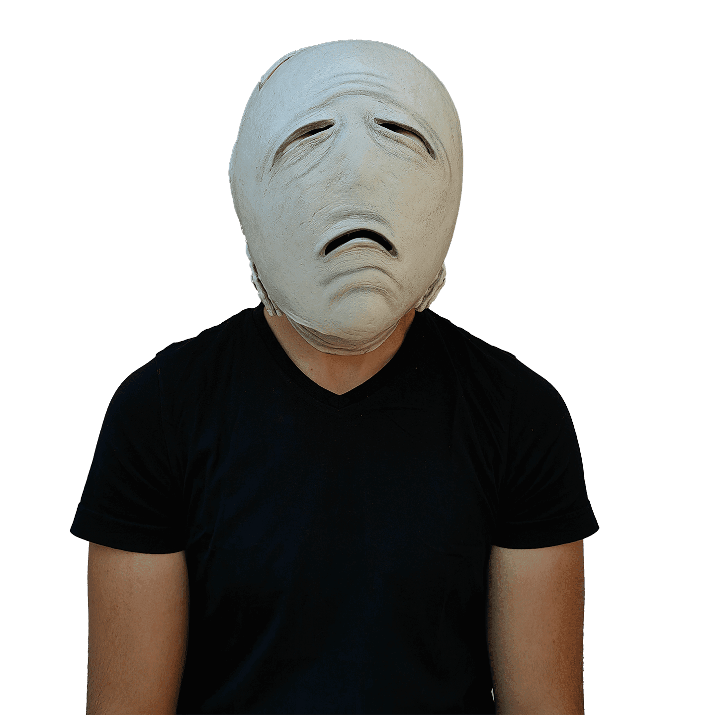 Face Peeling Bridge Maggot Sad Eyes Creepypasta Latex Mask