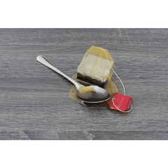 Fake Spilled Tea Bag with Spoon Prop