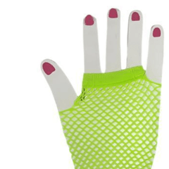 Fingerless Fishnet Elbow Gloves