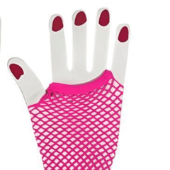 Fingerless Fishnet Elbow Gloves