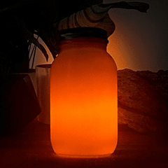 Fire Catcher Solar Powered Lamp