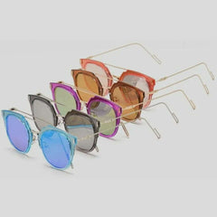 Flat Frame Revo Lens Sunglasses