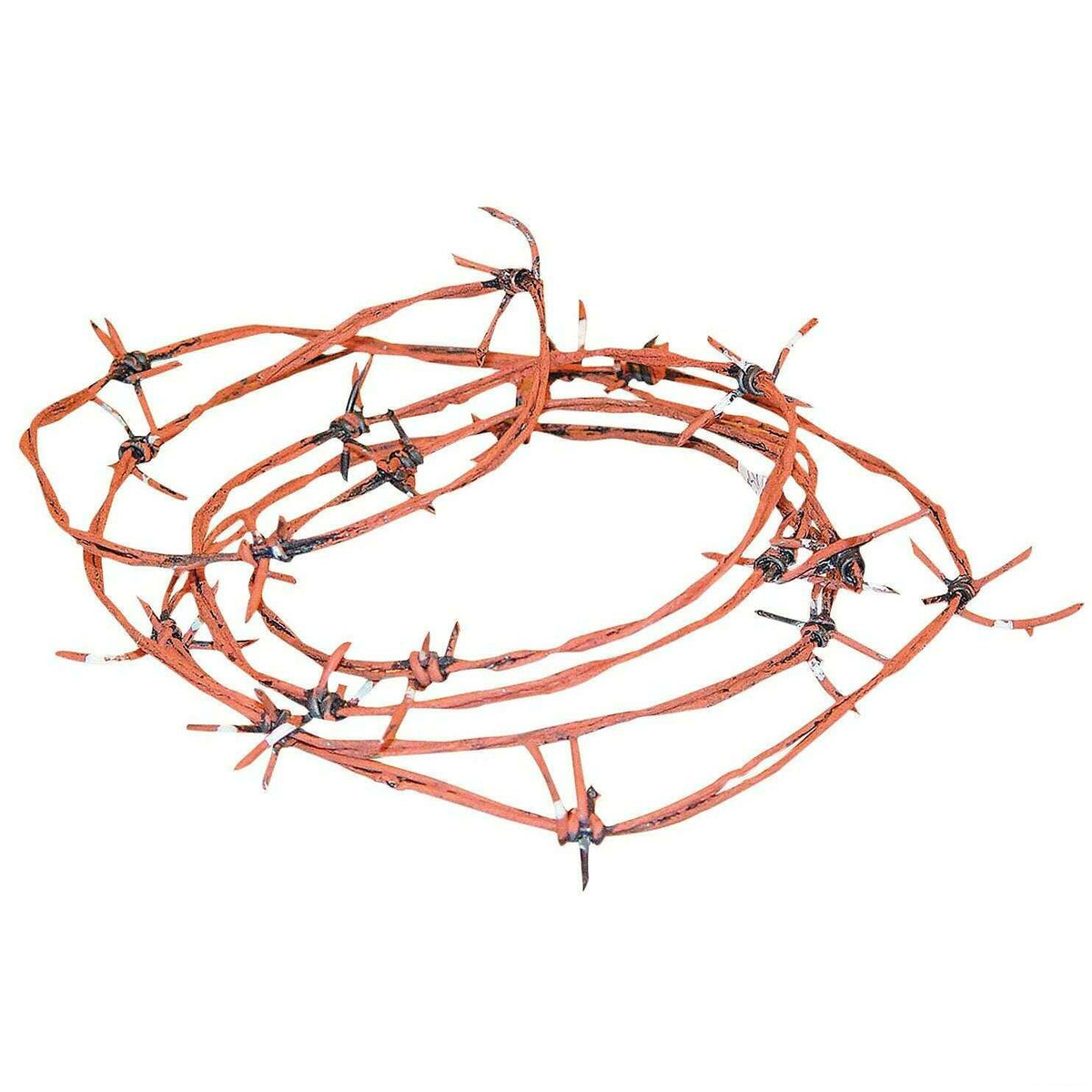 Flexible Rusty Barbed Wire (100')