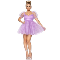 Frosted Organza Babydoll Adult Women's Dress