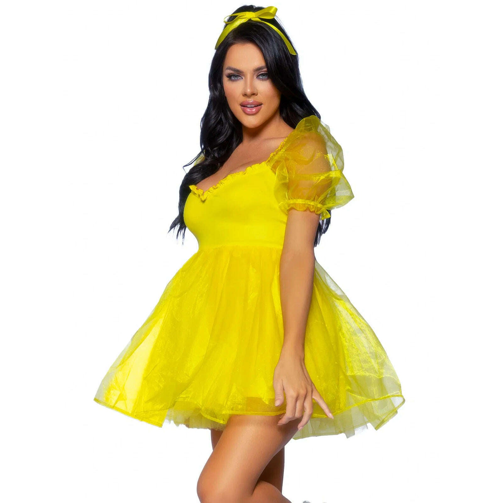 Frosted Organza Babydoll Adult Women's Dress