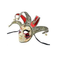 Full Face Jester Venetian Mask