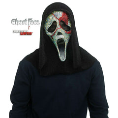 Ghost Face Bloody Bling Mask