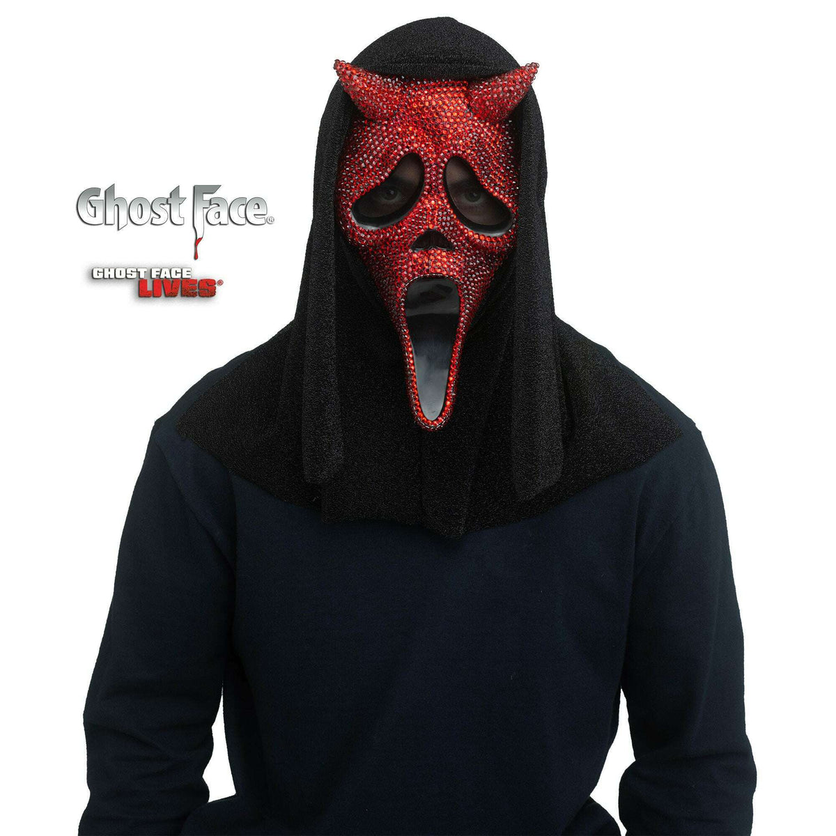 Ghost Face Devil Bling Mask