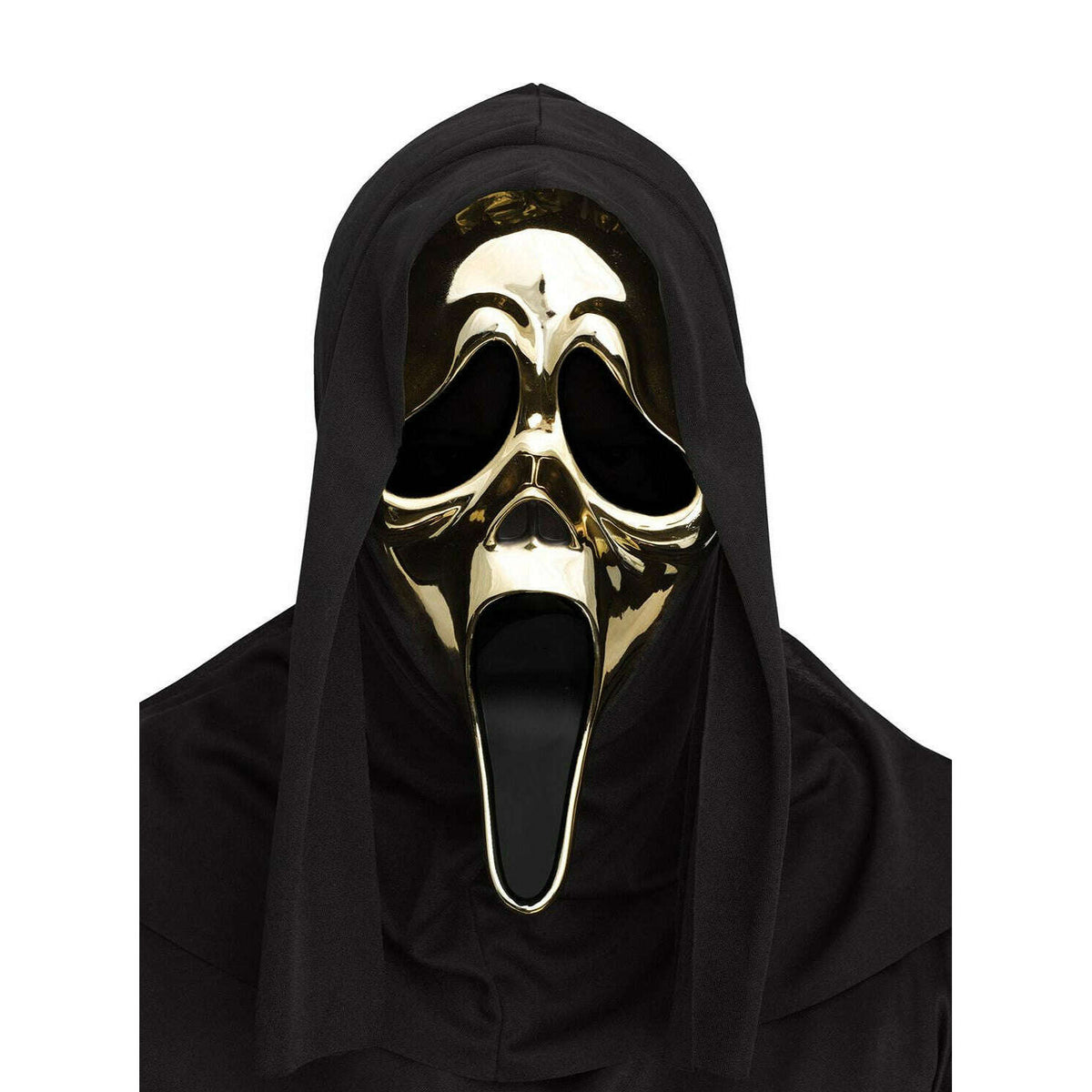 Ghost Face Golden Metallic Mask